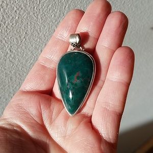 Bloodstone pendant